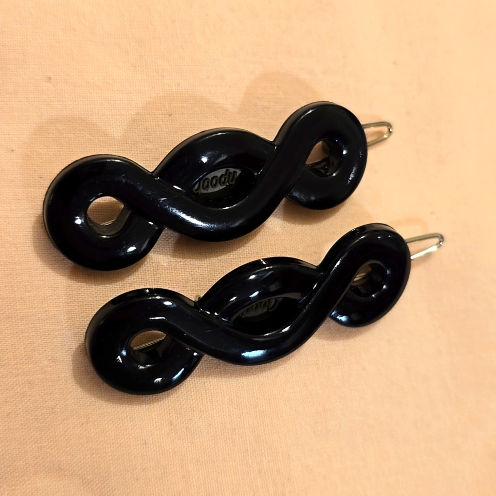 Goody Set of 2 Infinity Twist Hair Clips - NEW - Picture 2 of 9